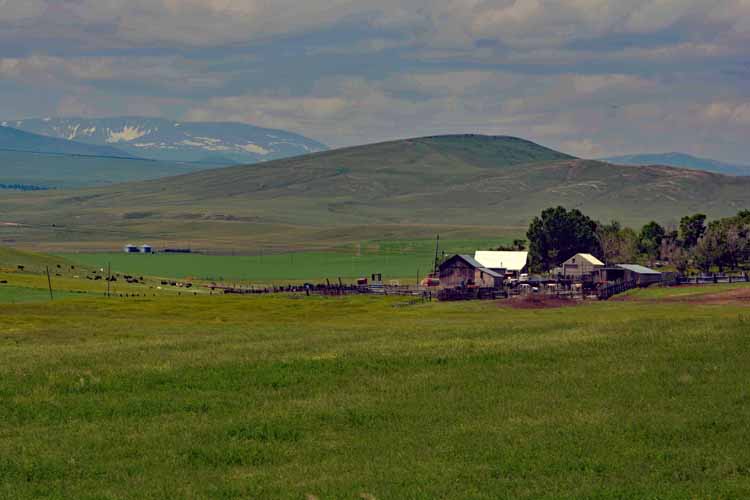 farmhouse and land
